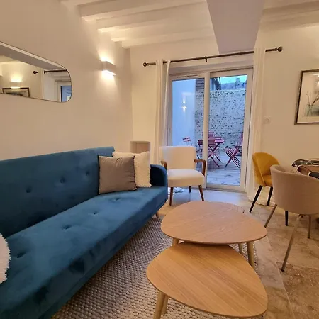 Tatil Evi Serenity House - Beautiful Town House With Terrace 6p Honfleur